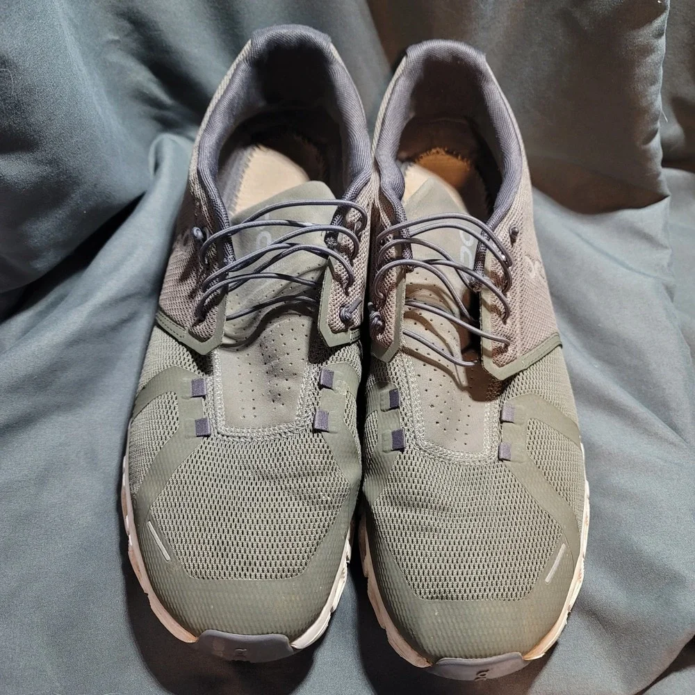 On Cloud 5 Men's Running Shoes Olive Low Top Sneakers 59.98912 US M13